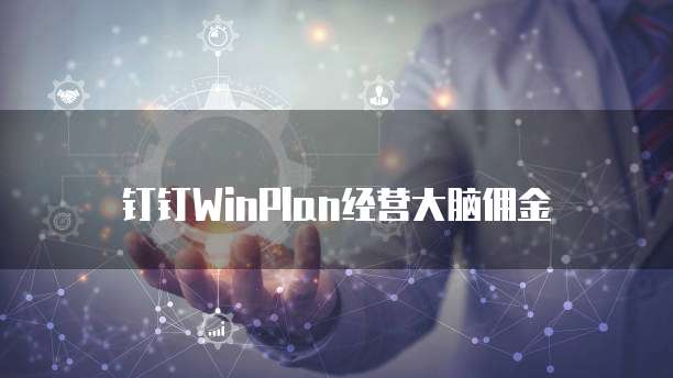 钉钉WinPlan经营大脑佣金