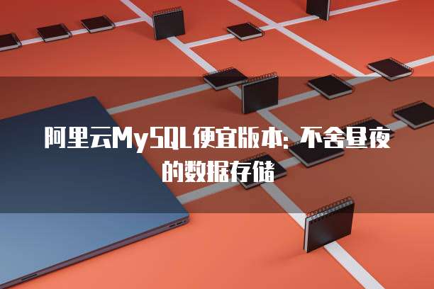 阿里云MySQL便宜版本: 不舍昼夜的数据存储