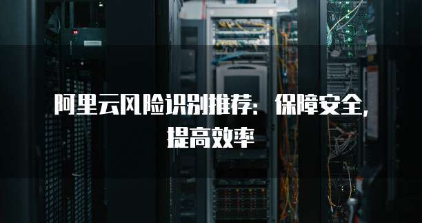 阿里云风险识别推荐:保障安全,提高效率