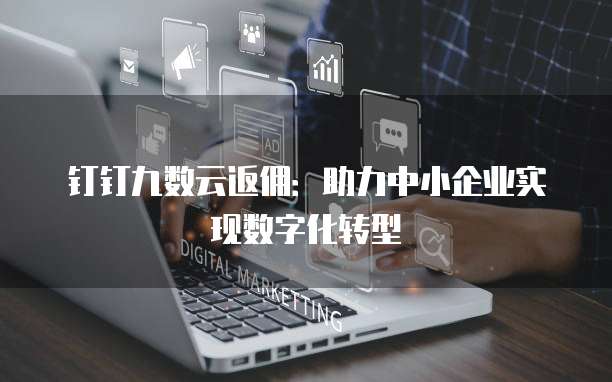 钉钉九数云返佣:助力中小企业实现数字化转型
