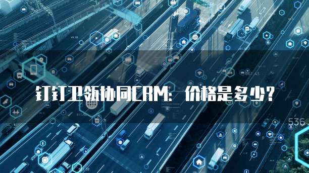 钉钉卫瓴协同CRM：价格是多少？