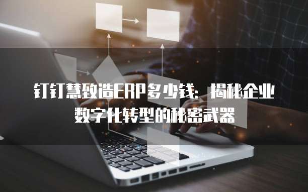 钉钉慧致造ERP多少钱:揭秘企业数字化转型的秘密武器