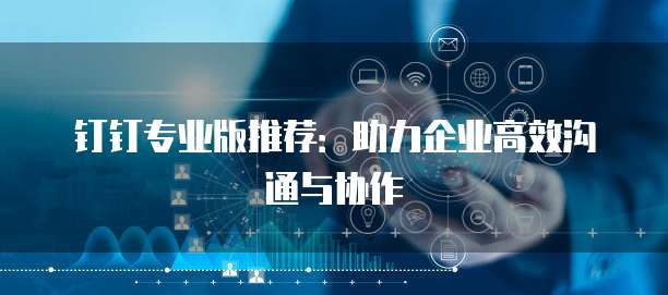 钉钉专业版推荐：助力企业高效沟通与协作