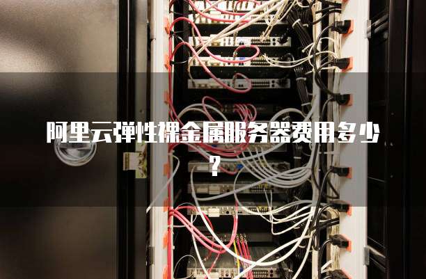 阿里云弹性裸金属服务器费用多少?