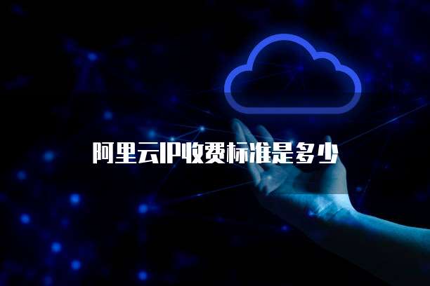 阿里云IP收费标准是多少
