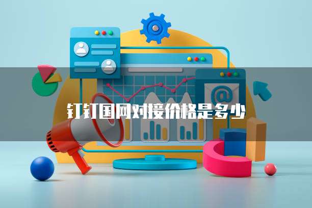 钉钉国网对接价格是多少