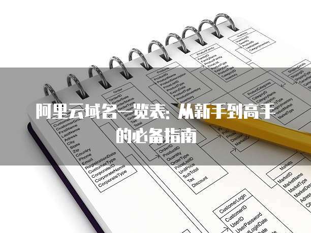 阿里云域名一览表: 从新手到高手的必备指南