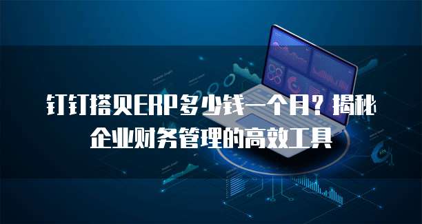 钉钉搭贝ERP多少钱一个月?揭秘企业财务管理的高效工具