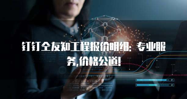 钉钉仝友知工程报价明细: 专业服务,价格公道!