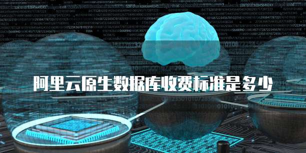 阿里云原生数据库收费标准是多少