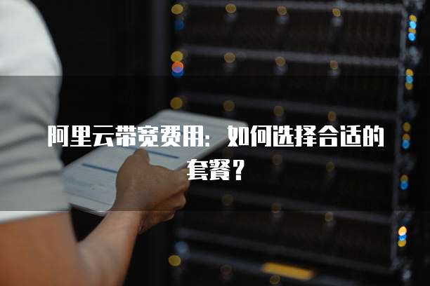 阿里云带宽费用:如何选择合适的套餐?