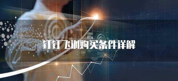 钉钉飞训购买条件详解