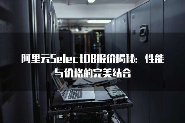 阿里云SelectDB报价揭秘：性能与价格的完美结合