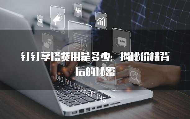 钉钉享搭费用是多少：揭秘价格背后的秘密
