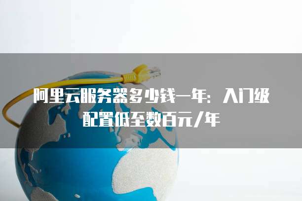 阿里云服务器多少钱一年:入门级配置低至数百元/年