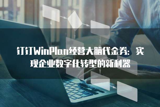 钉钉WinPlan经营大脑代金券:实现企业数字化转型的新利器