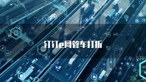 钉钉e网管车打折