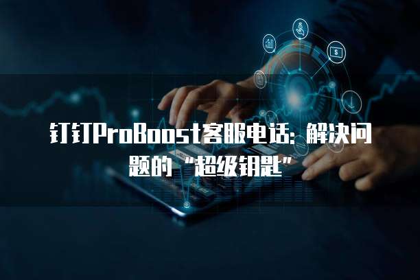 钉钉ProBoost客服电话: 解决问题的“超级钥匙”