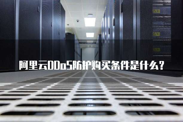 阿里云DDoS防护购买条件是什么?