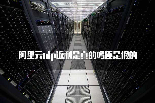 阿里云nlp返利是真的吗还是假的