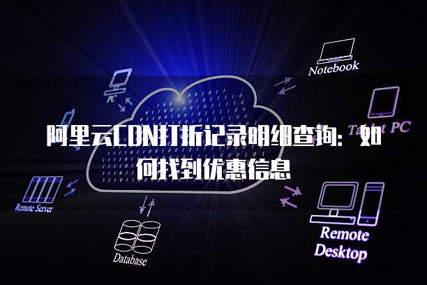 阿里云CDN打折记录明细查询:如何找到优惠信息