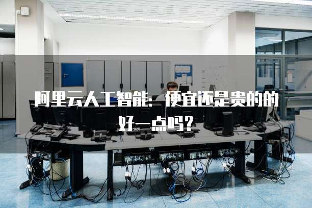 阿里云人工智能:便宜还是贵的的好一点吗?