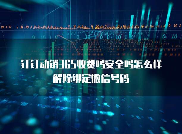 钉钉动销365收费吗安全吗怎么样解除绑定微信号码
