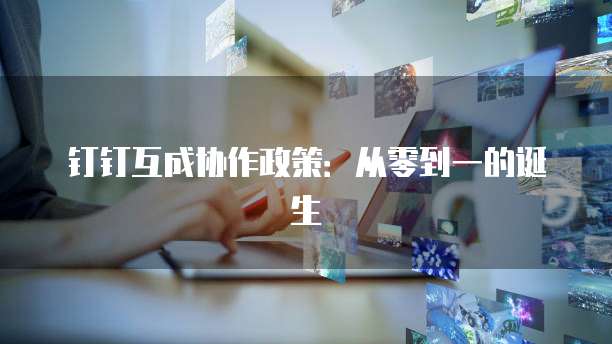 钉钉互成协作政策：从零到一的诞生