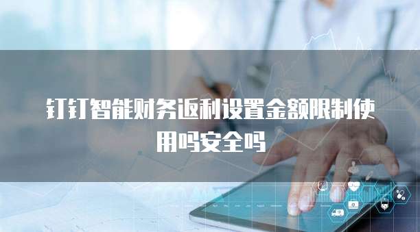 钉钉智能财务返利设置金额限制使用吗安全吗