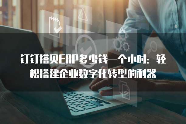 钉钉搭贝ERP多少钱一个小时:轻松搭建企业数字化转型的利器