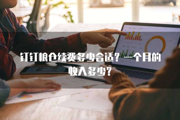 钉钉粮仓续费多少合适?一个月的收入多少?