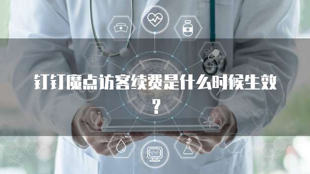 钉钉魔点访客续费是什么时候生效？