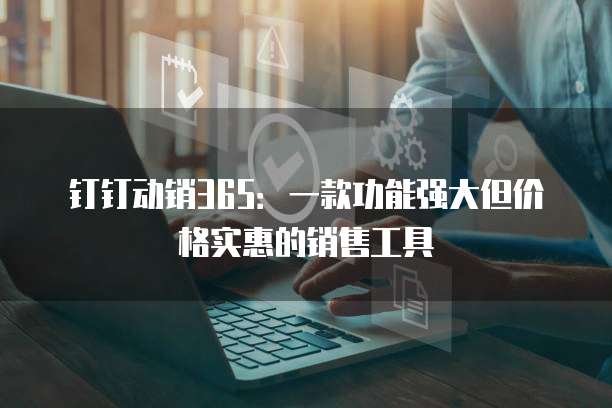 钉钉动销365:一款功能强大但价格实惠的销售工具