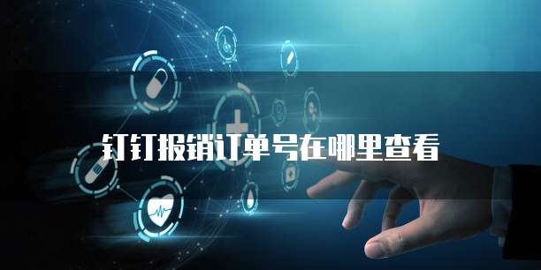 钉钉报销订单号在哪里查看