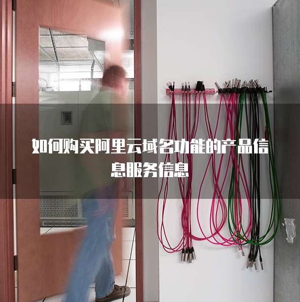 如何购买阿里云域名功能的产品信息服务信息
