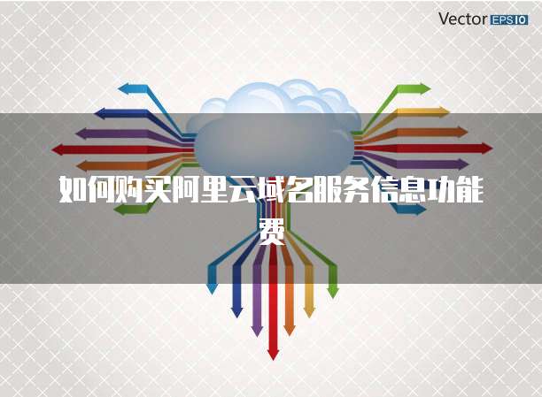 如何购买阿里云域名服务信息功能费