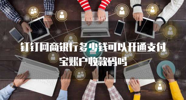 钉钉网商银行多少钱可以开通支付宝账户收款码吗