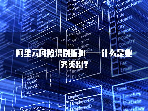 阿里云风险识别折扣——什么是业务类别?