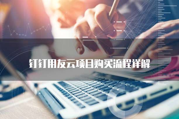 钉钉用友云项目购买流程详解