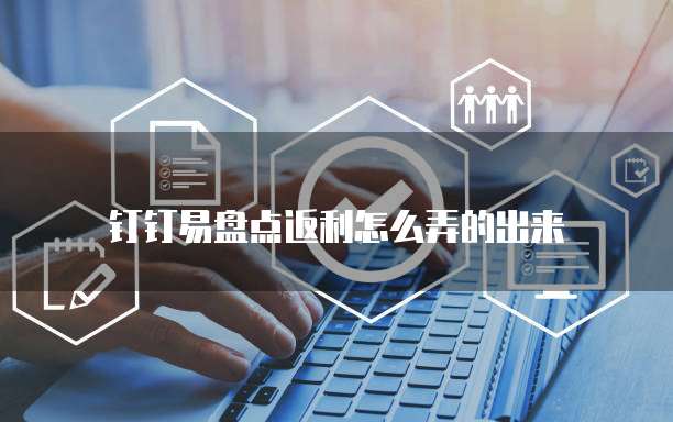 钉钉易盘点返利怎么弄的出来
