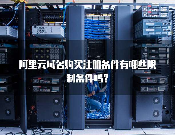 阿里云域名购买注册条件有哪些限制条件吗?
