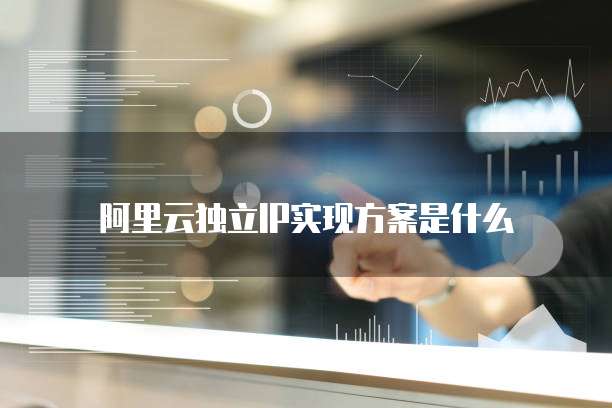阿里云独立IP实现方案是什么