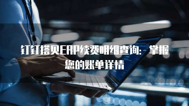 钉钉搭贝ERP续费明细查询：掌握您的账单详情