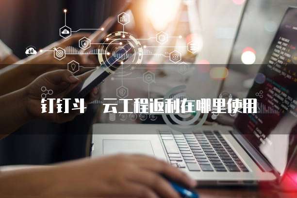 钉钉斗栱云工程返利在哪里使用