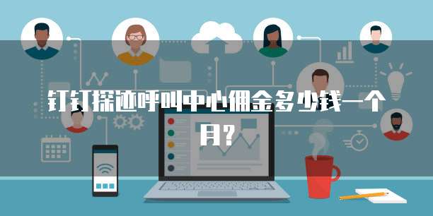 钉钉探迹呼叫中心佣金多少钱一个月?
