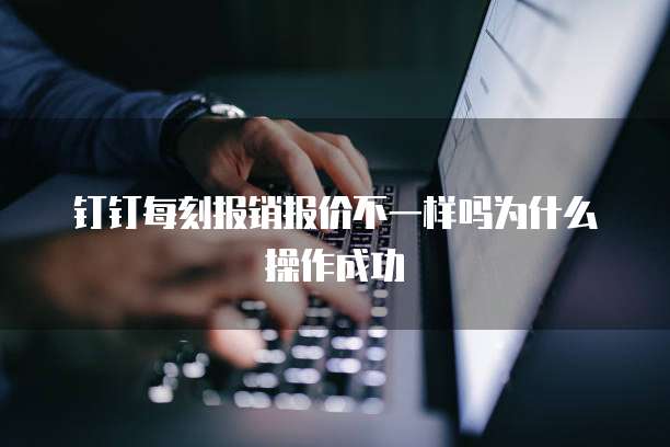 钉钉每刻报销报价不一样吗为什么操作成功