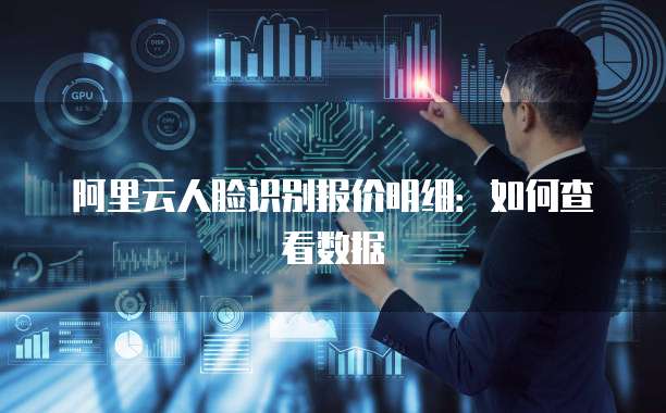 阿里云人脸识别报价明细:如何查看数据