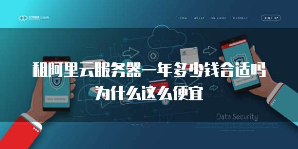 租阿里云服务器一年多少钱合适吗为什么这么便宜