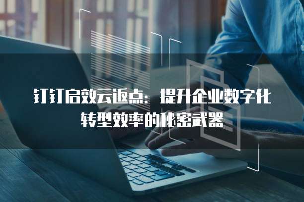 钉钉启效云返点：提升企业数字化转型效率的秘密武器