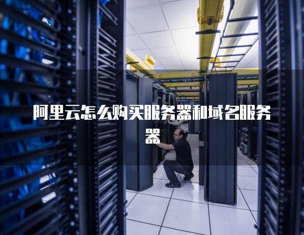 阿里云怎么购买服务器和域名服务器